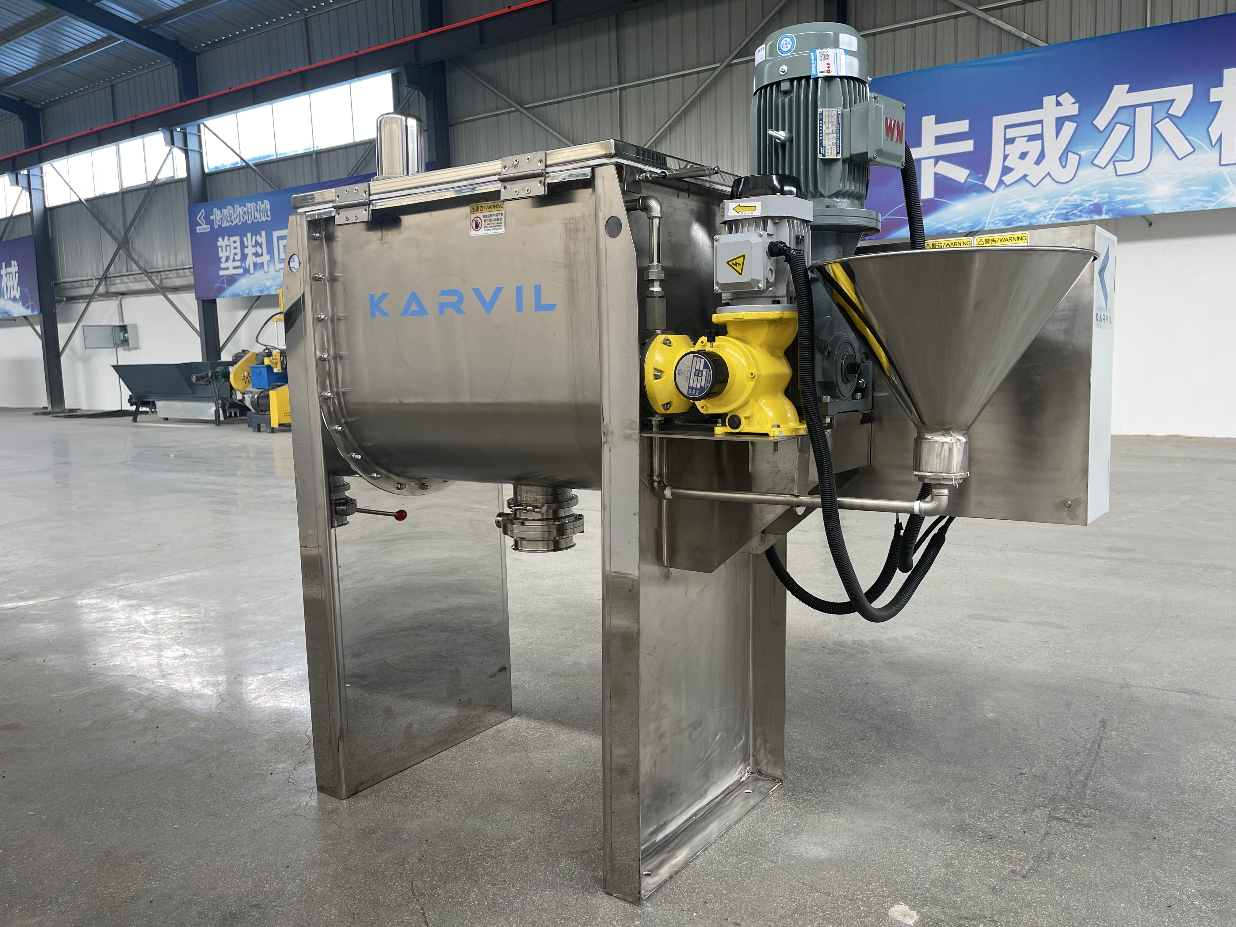 Mixer a nastro in acciaio inossidabile: un tuffo nel dettaglio dell'ultima offerta di Karvil Machinery