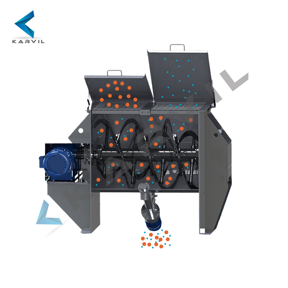 Principio di funzionamento del mixer a nastro (2)