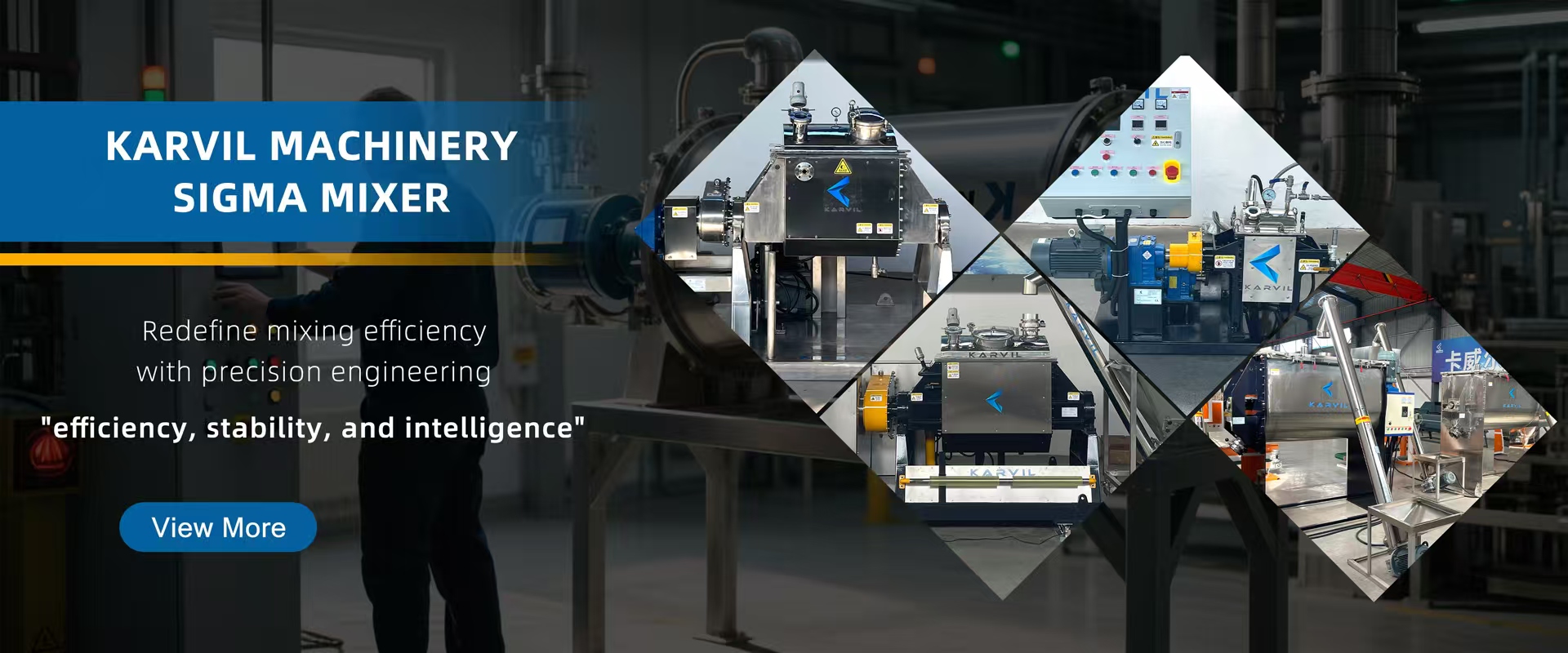  Karvil Machinery | Produttore di mixer sigma professionista